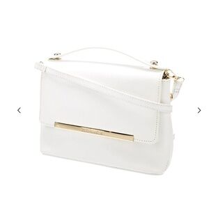 TED BAKER WHITE LEATHER BAG